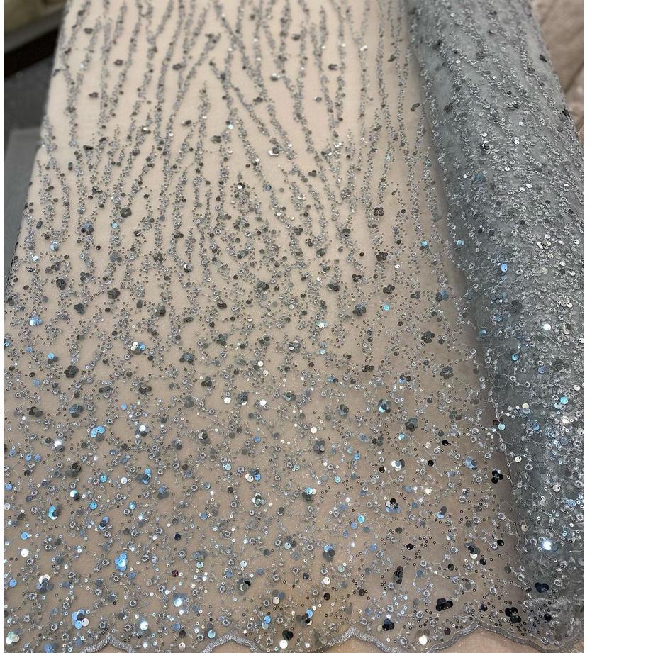 ✧BigSale✧ Tulle full payet premium/ kain brokat murah/ kain pengantin /lace embroidery/ kain brokat 