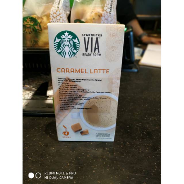 Starbucks Coffee Via Caramel Latte Shopee Indonesia