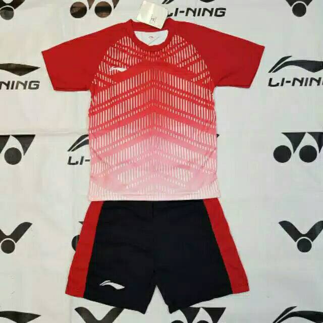 Baju kaos badminton anak Lining L.34