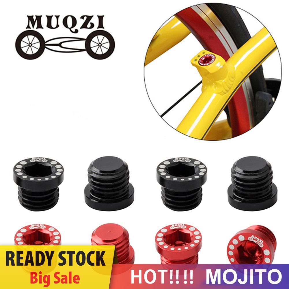 Muqzi 4pcs Baut M10 V Untuk Memperbaiki Stem Rem Sepeda Lipat