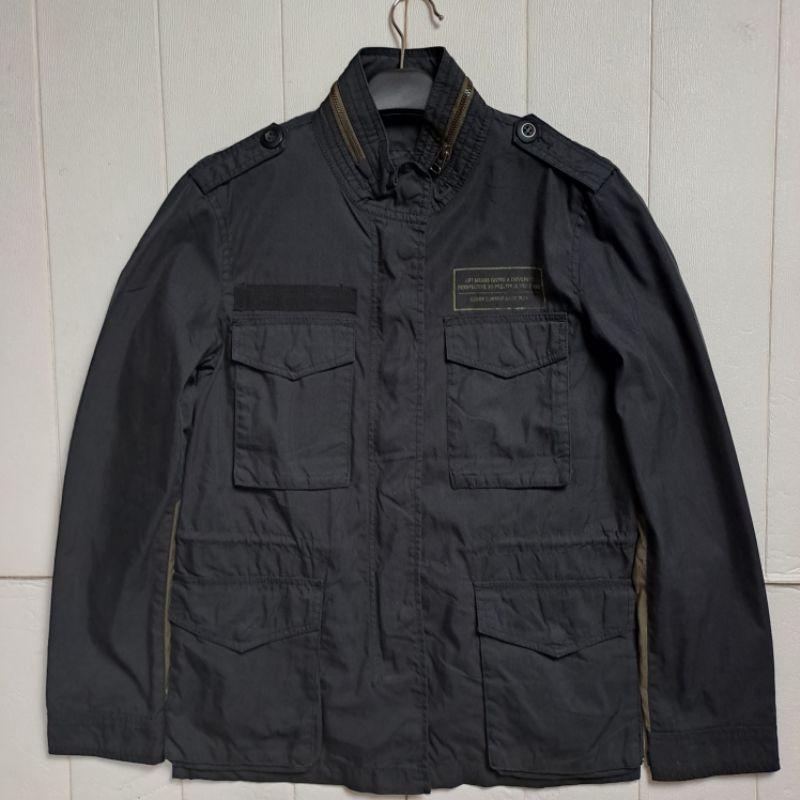 JAKET M65 FASHION BY CODES COMBINE IN BLACK SIZE S