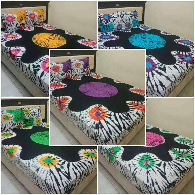 Sprei batik Print bed 160x200 /sprei katun/sprei adem/sprei murah