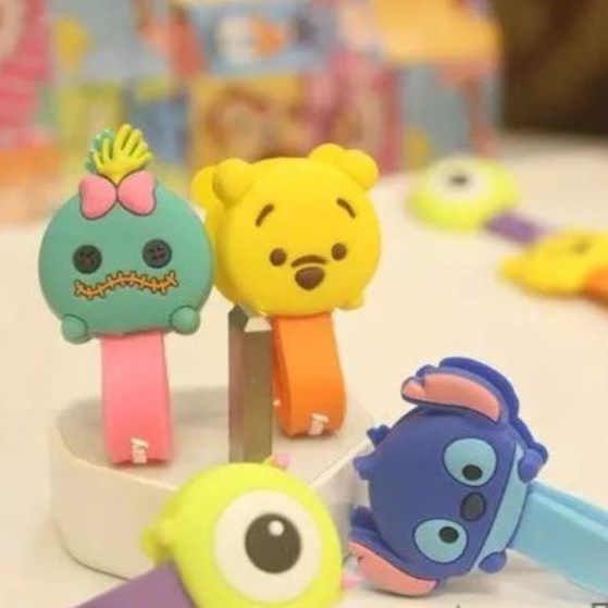 PREMIUM    DISNEY TSUMTSUM Cord Holder/Penjepit Kabel/Klip Kabel/Pengikat Kabel