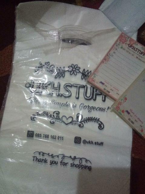 Plastik Plong Sablon Ukuran 30x40 Cm