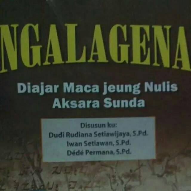 Buku aksara sunda ngalagena