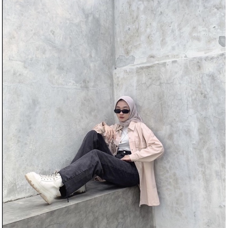 Kala Leather Shirt (Nude)