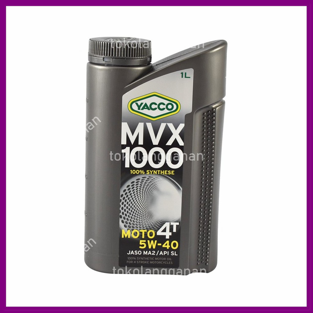 Yacco Oli Mesin Motor 4t 5w40 1 Ltr