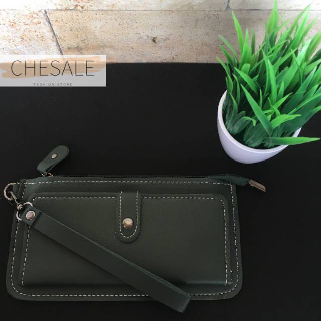 Chesale - Dompet wanita panjang dompet murah import dompet wanita bahan miniso