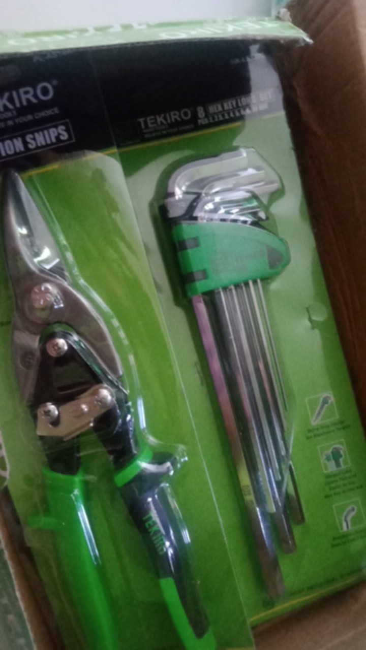 Kunci L Set 8pcs Panjang Tekiro