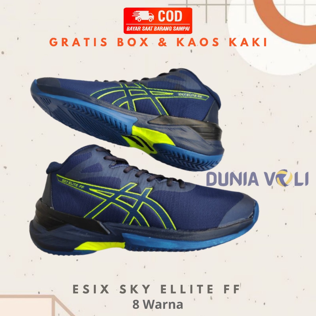 Sepatu Voli Murah Gel Sky Elite Premium [Free Kaos Kaki]