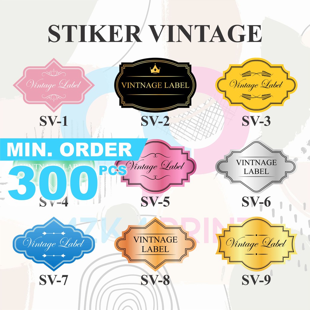 CETAK STIKER LOGO - LABEL NAMA - LABEL LOGO | Shopee Indonesia