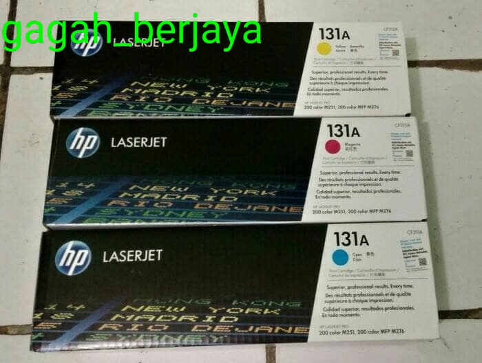 

TINTA HP LASERJET 131A COLOR ( CF211 , CF212, CF 213) ORIGINAL