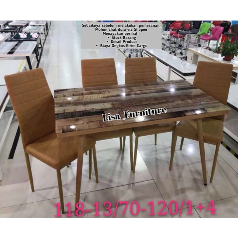 Meja Makan|Meja Makan Kaca|Meja Makan Kaca 4 Kursi|Meja Makan Kaca 6 Kursi|Meja Makan Kaca Minimalis