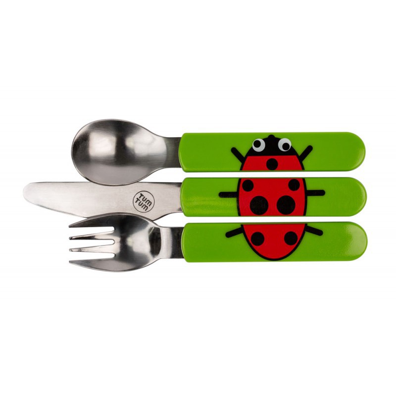 Tum Tum Travel Cultery Set - Ladybug