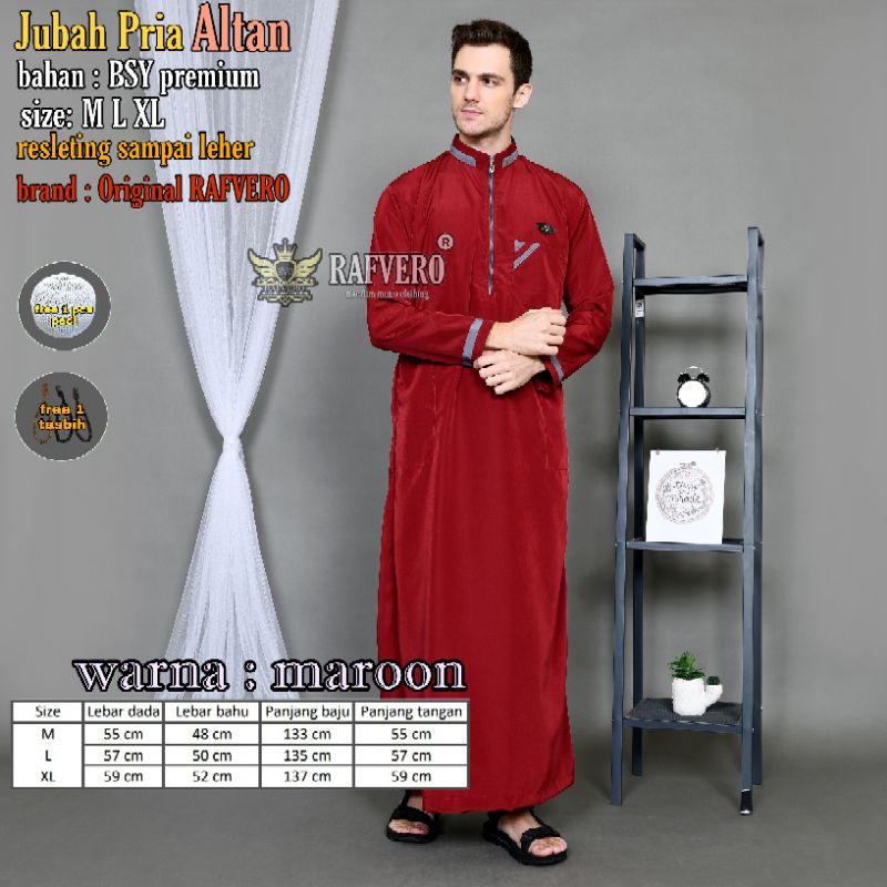 Jubah Pria - Jubah Pria Altan Original RAFVERO - Jubah Pria Terbaru - Jubah Pria Termurah