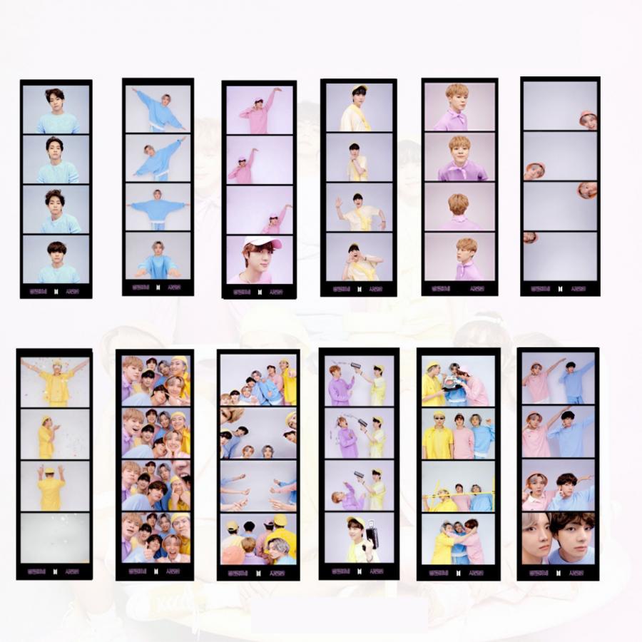 13pcs / set Pembatas Buku KPOP BTS The 8th Anniversary 4 Grid