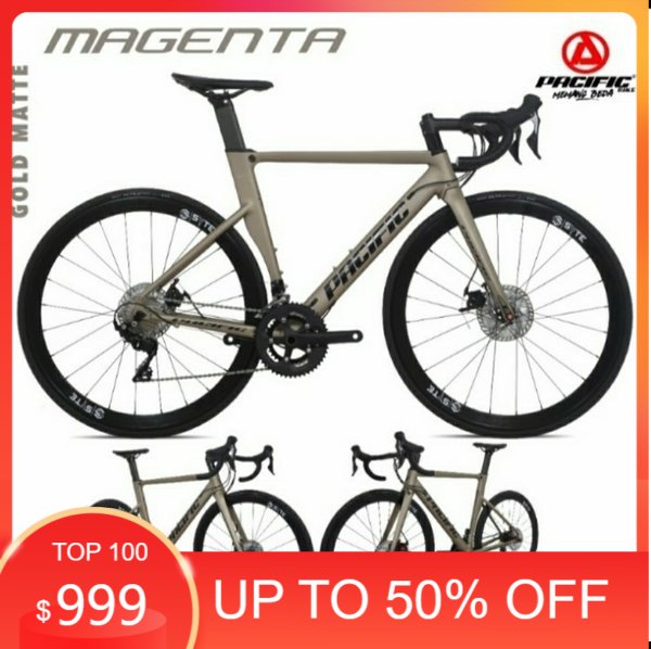 Road bike sepeda balap Pacific Magenta