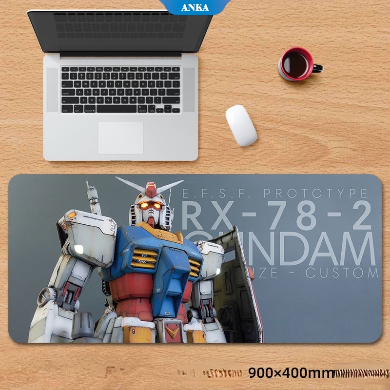 Gundam Mouse Pad Besar Anime Gundam Gaming Keyboard Pad Mobile Suit Gundam Desktop Table Mat