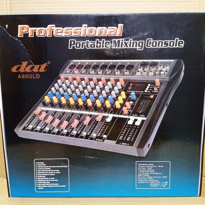 DAT A80ULD MIXER AUDIO 8 CHANNEL