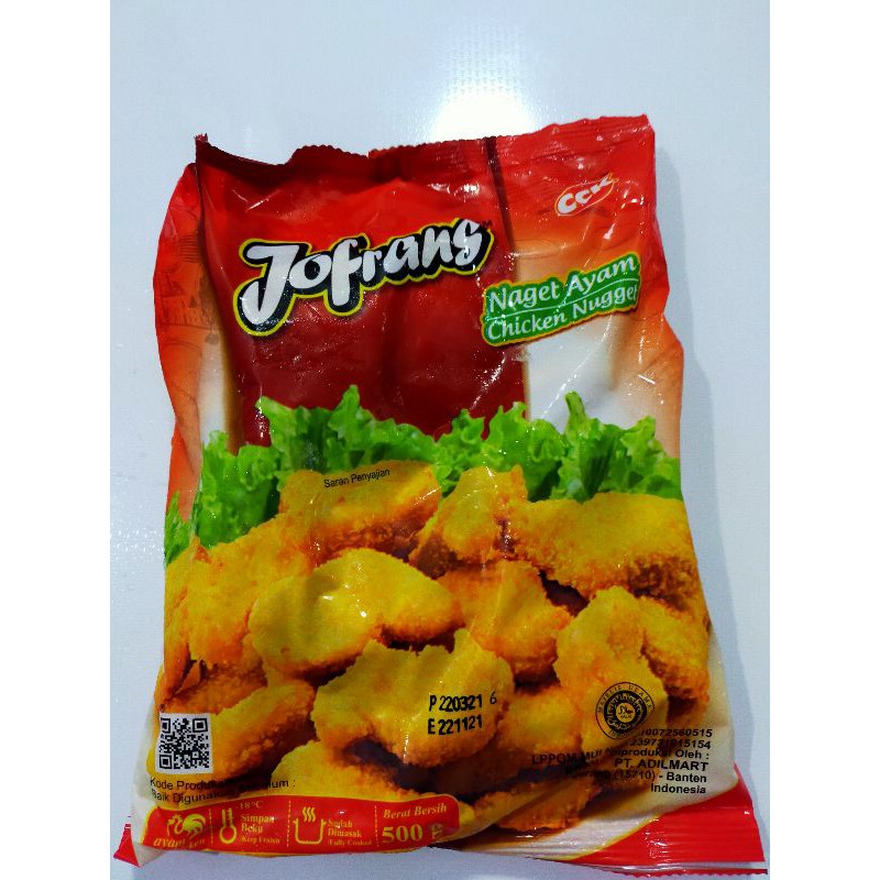 

Jofrans Naget Ayam 500 gr