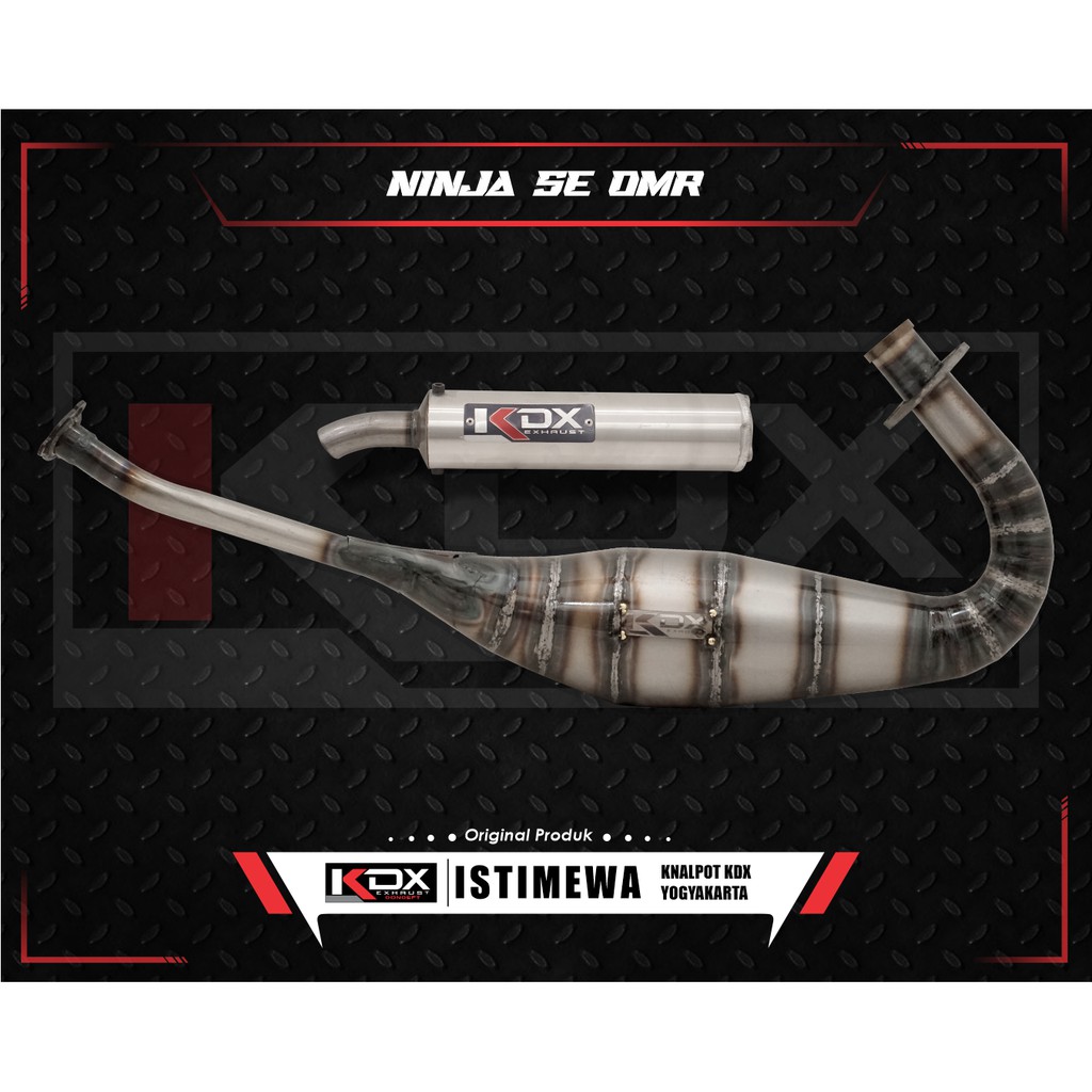 Knalpot KDX Ninja R/SS/RR OMR Special Edition ORIGINAL KDX YOGYAKARTA