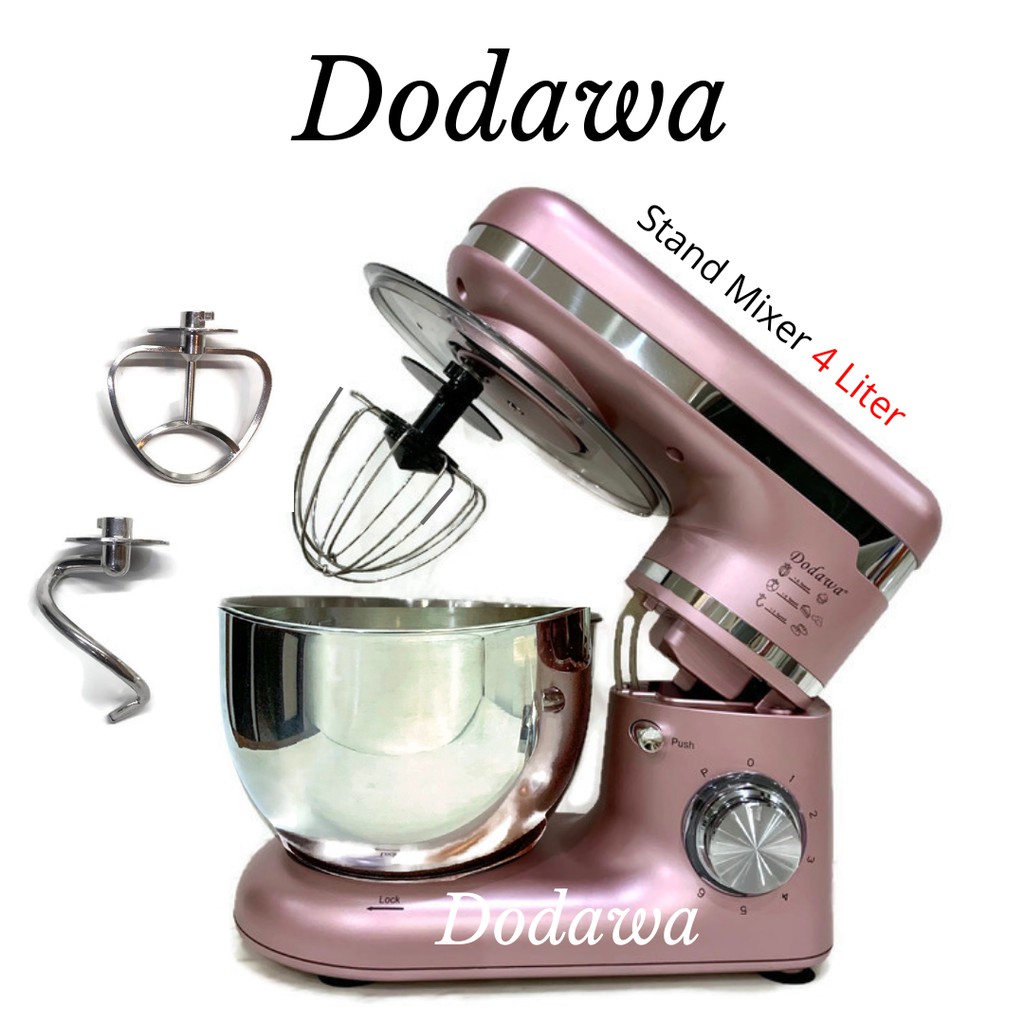 Jual DODAWA Stand Mixer Rose Gold Berkualitas / Stand mixer rose gold 4 liter / garansi resmi