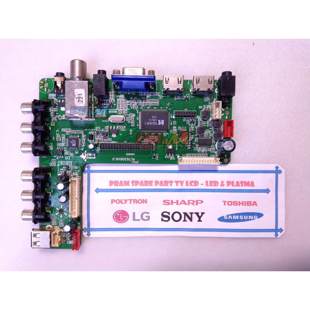 MAINBOARD TV POLYTRON 43tv853 - ORIGINAL - TERMURAH MESIN TV - MB TV - BEST SELLER MAINBOARD 43tv853
