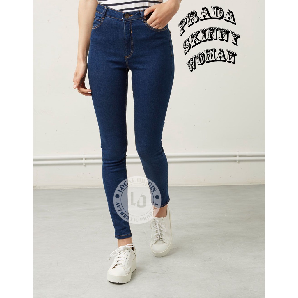 Celana Jeans Wanita Slimfit Legging Skinny Jegging Bahan Stretch Melar