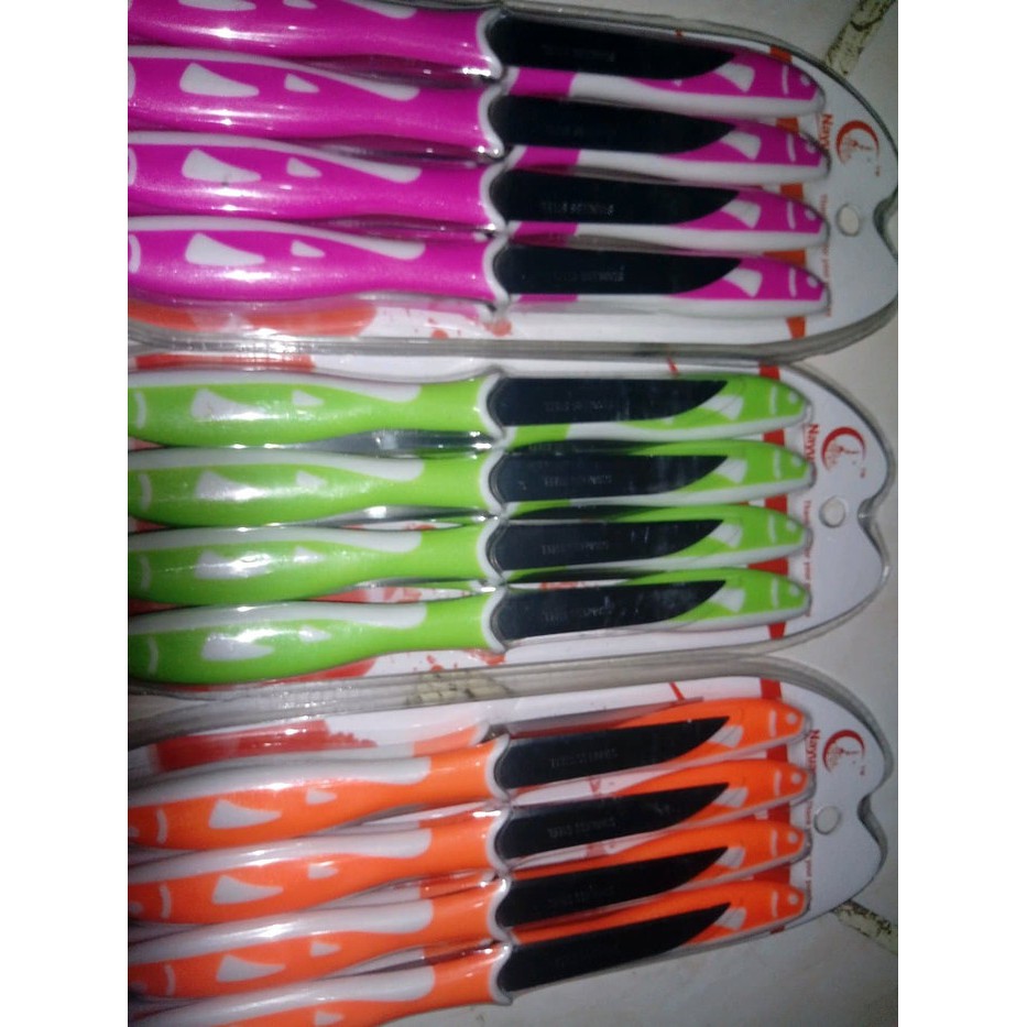 Pisau Set Mini , 12 Pcs Stainles , Pisau Dapur , Pisau buah &amp; Sayur