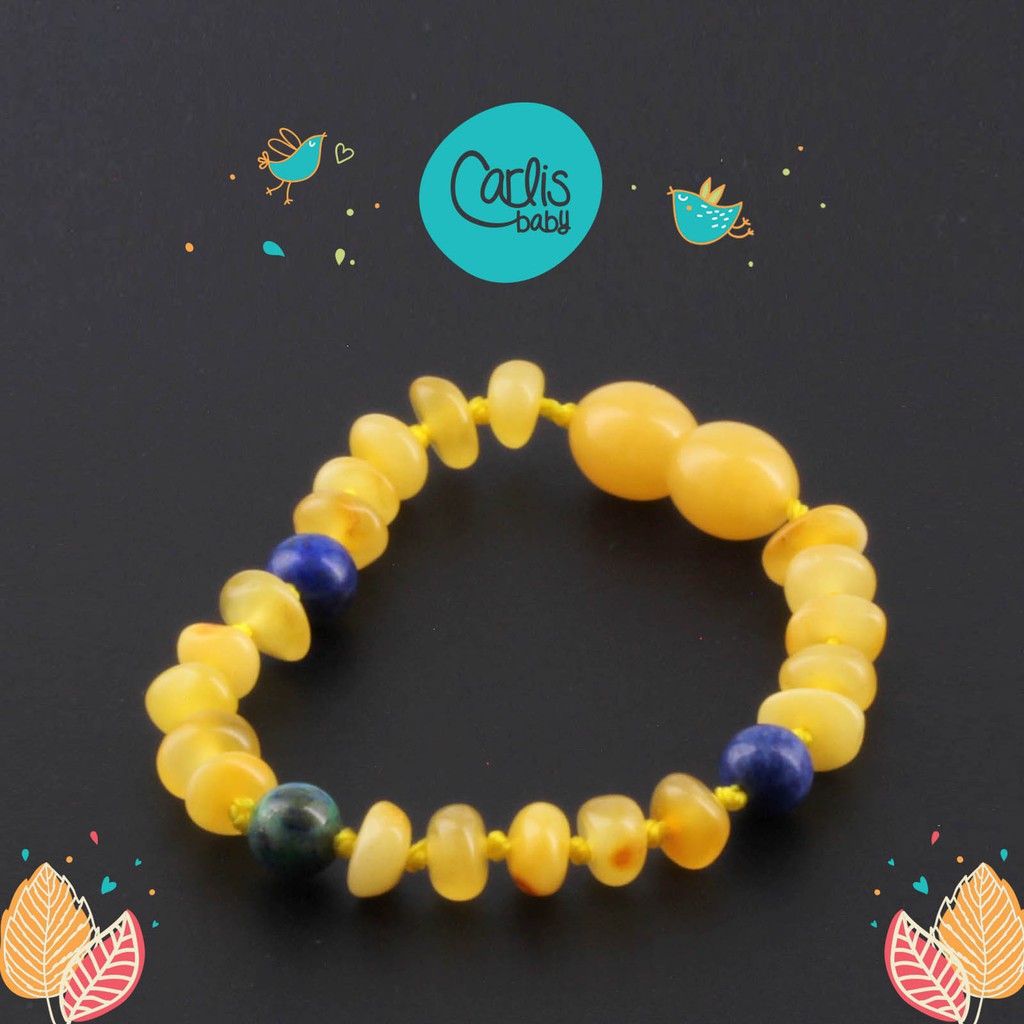 AGL44 Gelang Amber Tumbuh Gigi Bayi By Carlis Baby