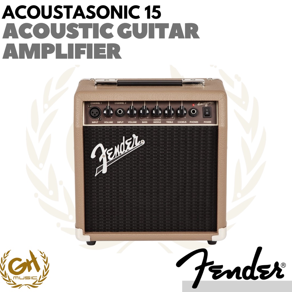 Fender Acoustasonic 15 Acoustic Guitar Amplifier - Ampli Gitar Akustik