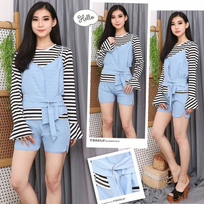 Sweater rajut cewek roundhand baju rajut baju kekinian grosir baju murah wanita setelan i.54380937.8