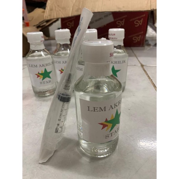 

HenJO Lem Akrilik Bening 150 ml / Lem Akrilik + Bonus Suntikan