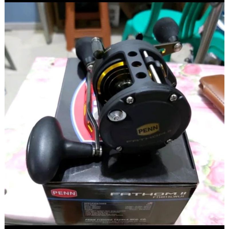 freel penn fathom II 15 lw lwlh atau 20 lw reel overhead pegangan kanan