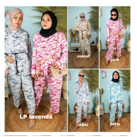 HARGA TERMURAH  MANDA ONE SET / SETELAN RAYON DAILY ONE SET BAJU SETELAN WANITA KEKINIAN