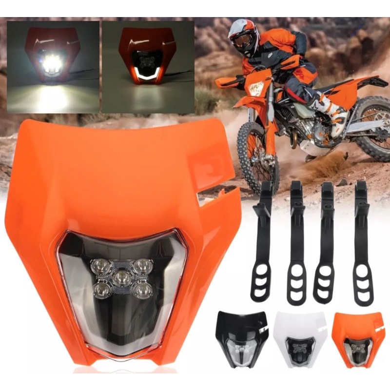 HEADLAMP KTM LED IMPORT HEADLIGHT KTM NOT KLX CRF WR