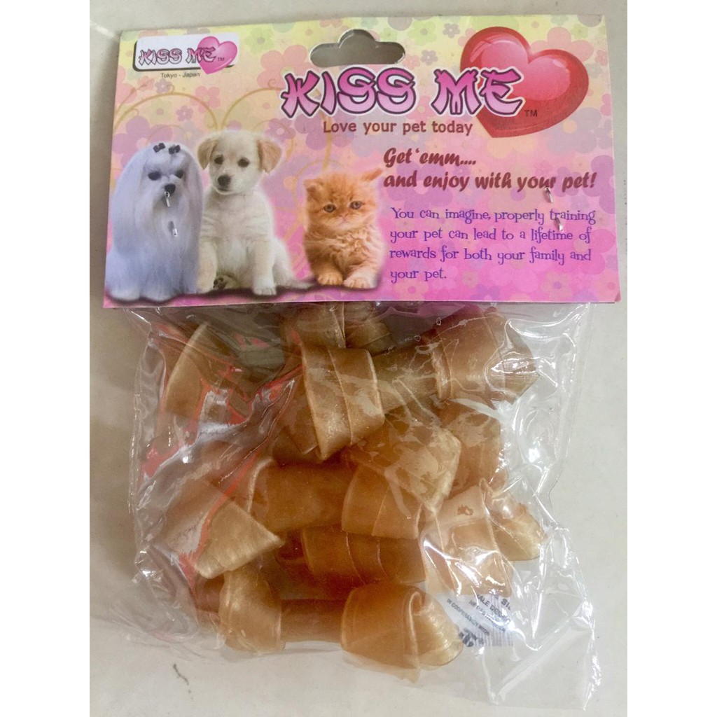 Tulang KISSME Gigitan Anjing Knotted Bone 2.5&quot; isi 6