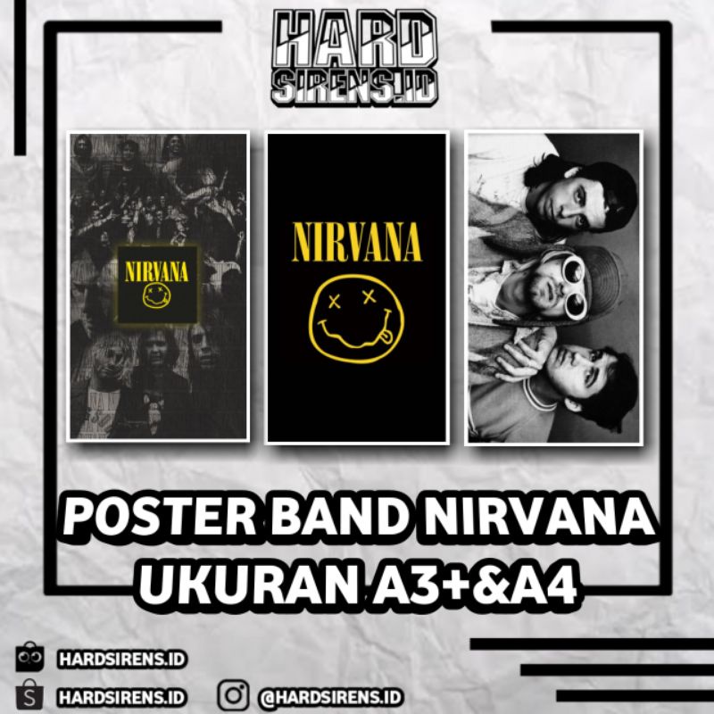 Poster Band Nirvana Poster band Rock Poster band punk Poster Nirvana