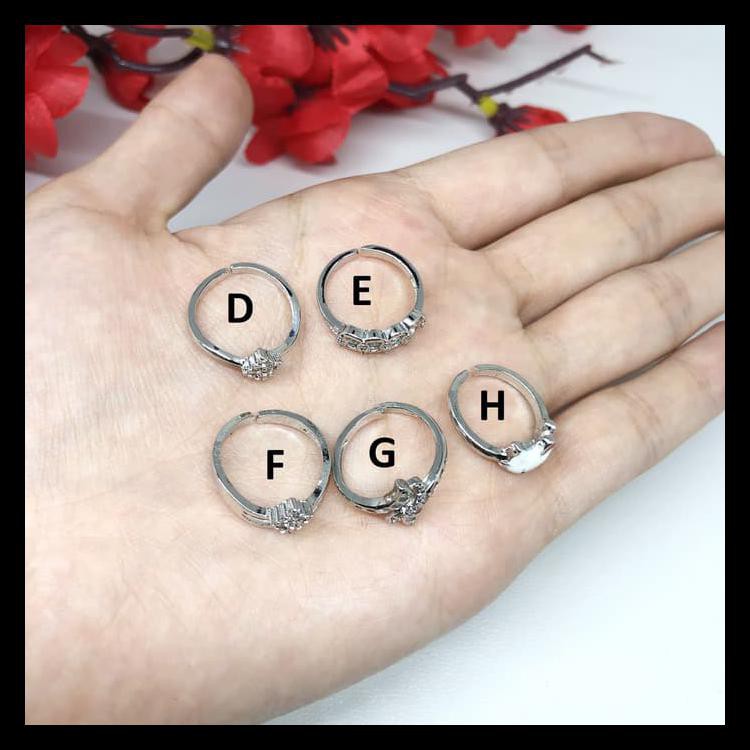 MURAH CINCIN ANAK XUPING SILVER LAPIS EMAS PUTIH MATA - BR323 TERJAMIN