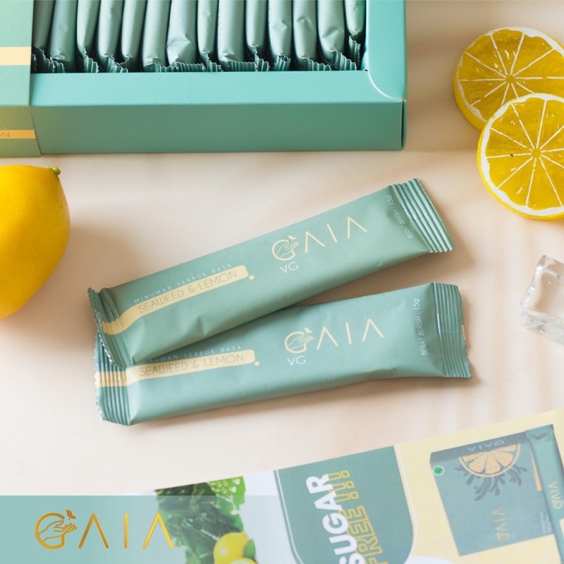 [READY STOCK] GAIA VG Minuman Detox Menurunkan Berat Badan 1 BOX (16 sachet)
