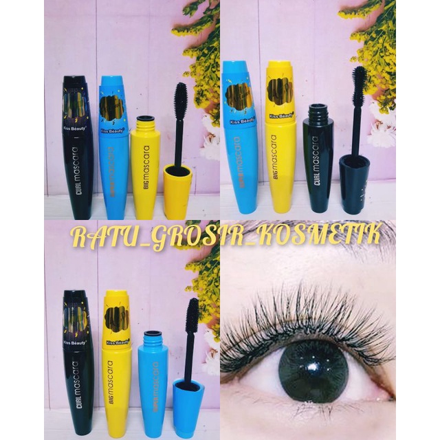 PROMO ECER!!BIG MASCARA 3 KINDS KISS BEAUTY NO.56632