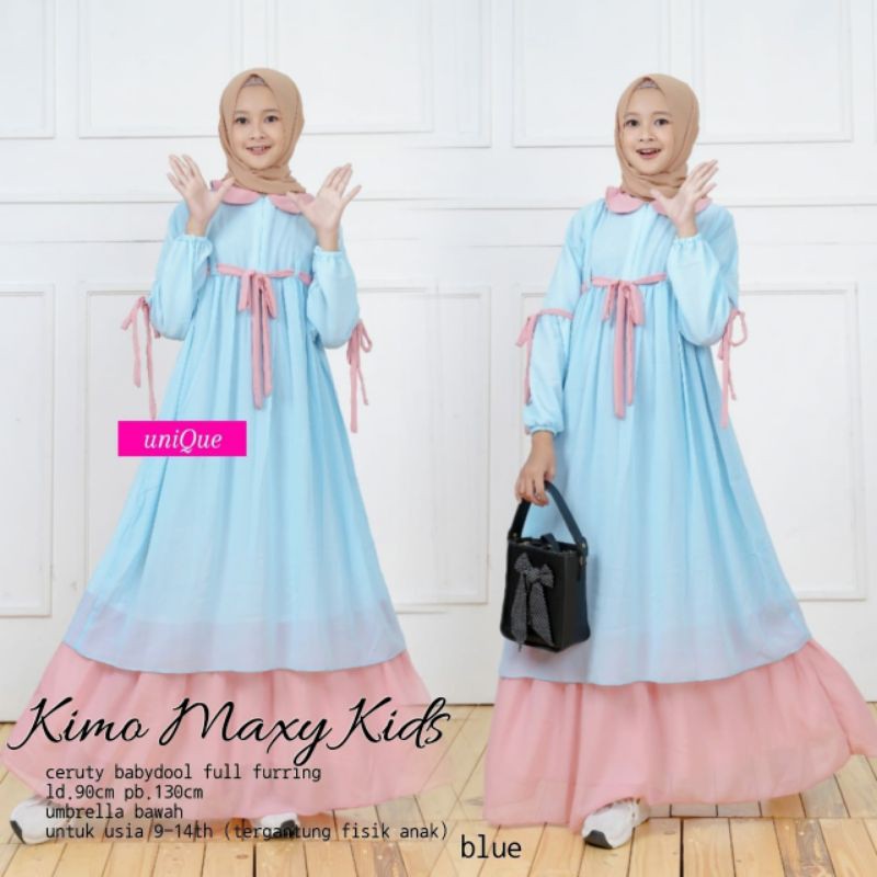 KIMO MAXY KIDS // DRESS CERUTY ANAK BY UNIQUE