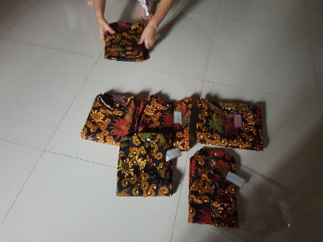 Maura Couple - Sania Ruffle Batik Couple Ori Ndoro Jowi Garansi Termurah Couple Keluarga