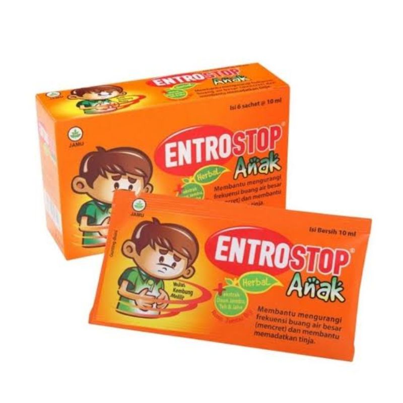 Entrostop Cair Sachet Anak / Obat Diare Untuk Anak / Obat Mencret