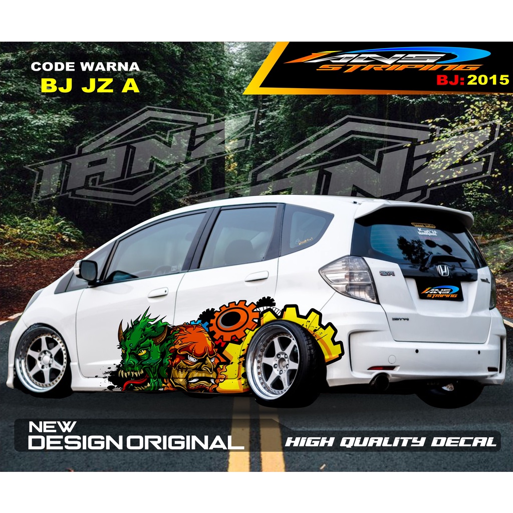 VARIASI STIKER MOBIL HONDA JAZZ MOBILIO AGYA AYLA / STIKER VARIASI BODY SAMPING MOBIL AYLA / STIKER MOBIL TERMURAH / VARIASI STIKER MOBIL TERBARU / STIKER MOBIL