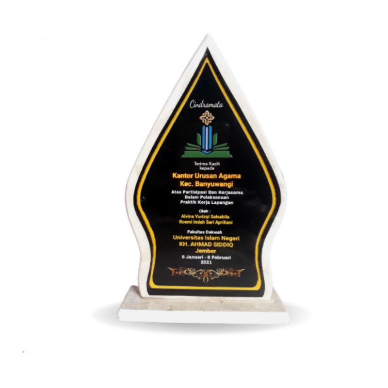 Cinderamata Vandel Marmer Model Gunungan Wayang