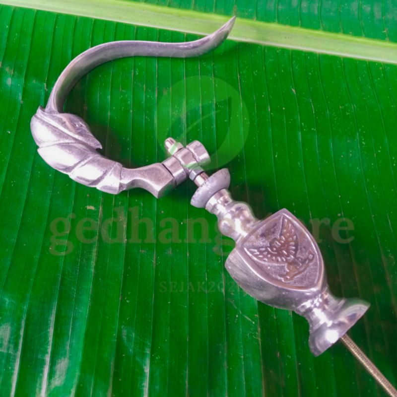 GANTUNGAN SANGKAR BURUNG LIPAT MOTIF ULIR POLES BESAR FULLSET AKSESORIS CANTOLAN KANDANG BURUNG