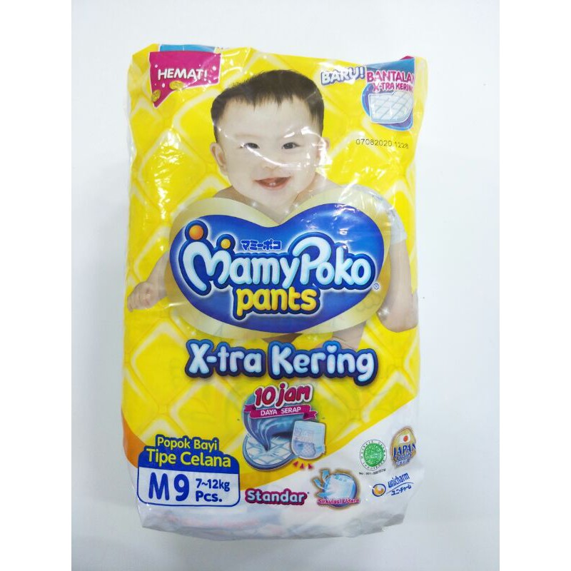 Mamy Poko Pants Standart X-tra Kering S11/ M9/ L8/ XL7/ XXL6/centraltrenggalek