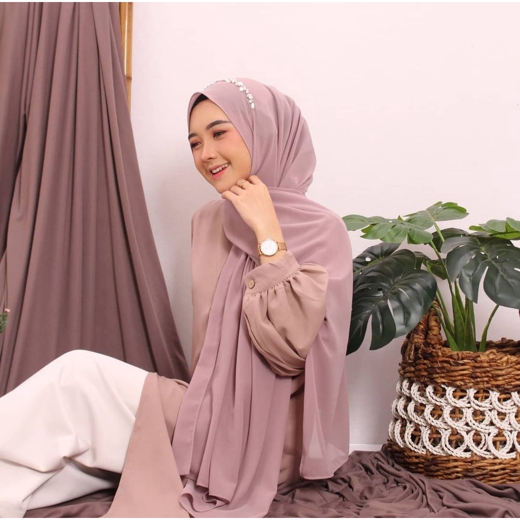 PASMINA PAYET / PASHMINA PAYET / PASHMINA PAYET MUTIARA BAHAN CERRUTY / PASHMINA PAYET BANDO / HIJAB