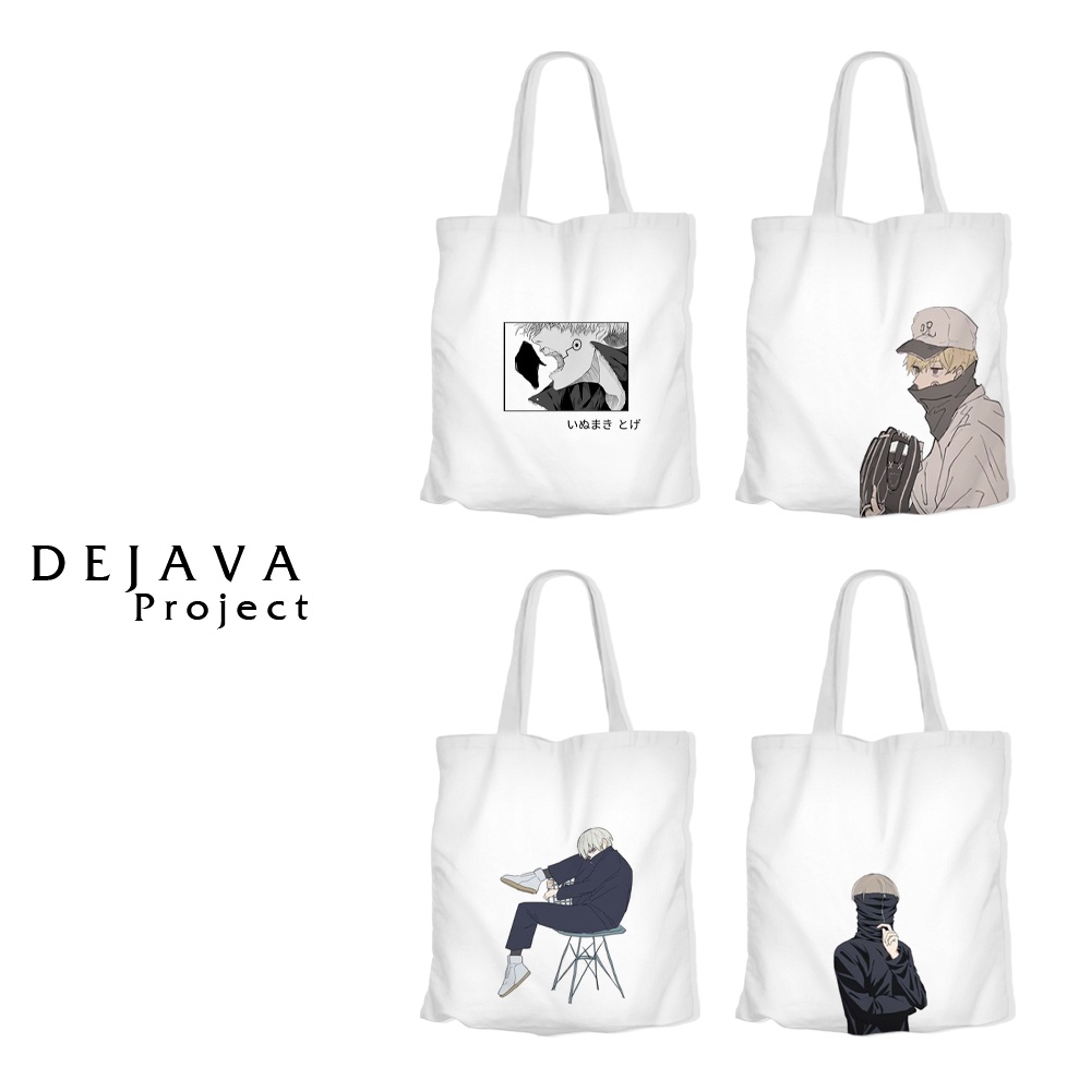 TOTEBAG ORIGINAL DEJAVA KUALITAS TOTEBAG  KANVAS TERBAIK ANIME JUJUTSU INUMAKI TOGE TERBARU